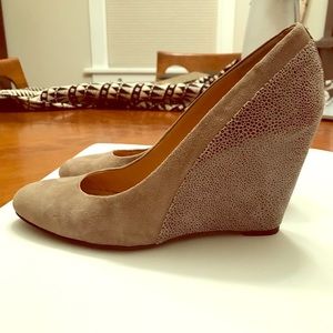 Audrey Brooke Daphne Suede Wedge